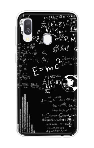 Equation Doodle Samsung Galaxy A40 Back Cover