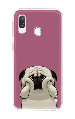 Chubby Dog Samsung Galaxy A40 Back Cover