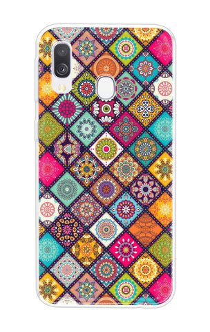 Multicolor Mandala Samsung Galaxy A40 Back Cover