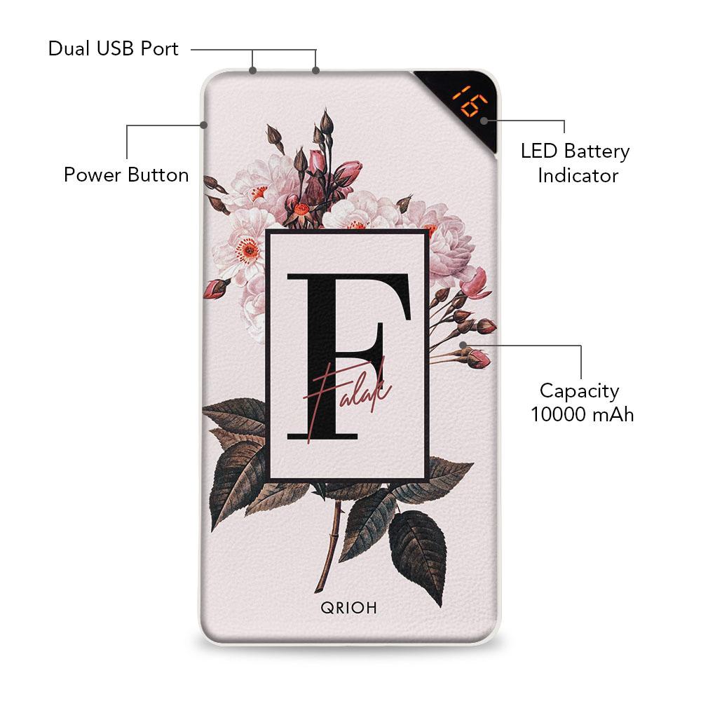 Dazzling Floweret Customized Power Bank