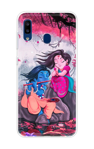 Radha Krishna Art Samsung Galaxy A20 Back Cover