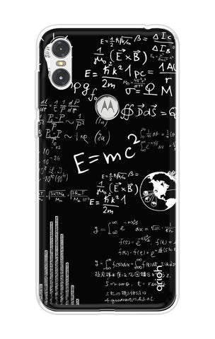 Equation Doodle Motorola One Back Cover