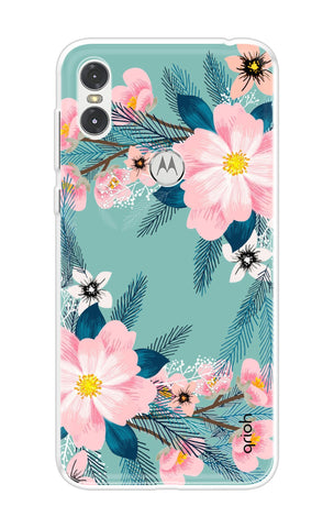 Wild flower Motorola One Back Cover