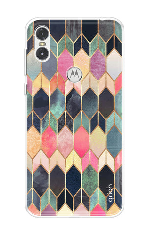 Shimmery Pattern Motorola One Back Cover