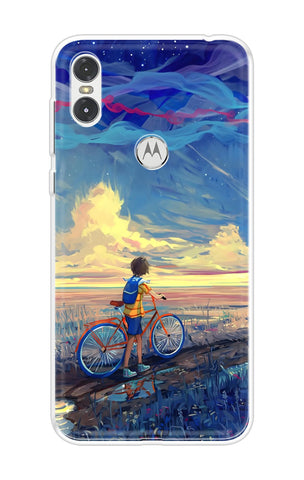 Riding Bicycle to Dreamland Motorola One Back Cover