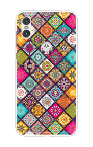 Multicolor Mandala Motorola One Back Cover