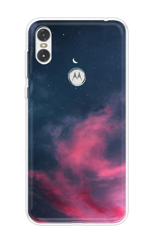 Moon Night Motorola One Back Cover