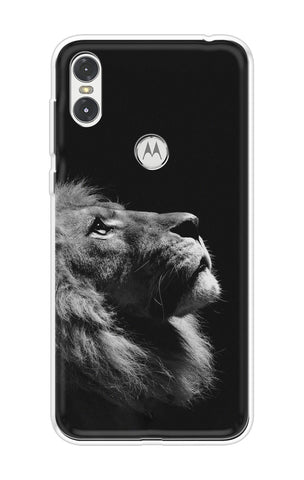 Lion Looking to Sky Motorola One Back Cover