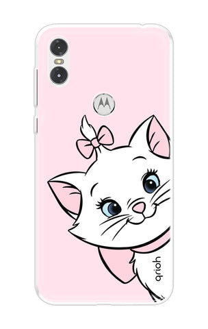 Cute Kitty Motorola One Back Cover