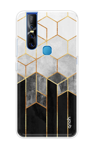 Hexagonal Pattern Vivo V15 Back Cover