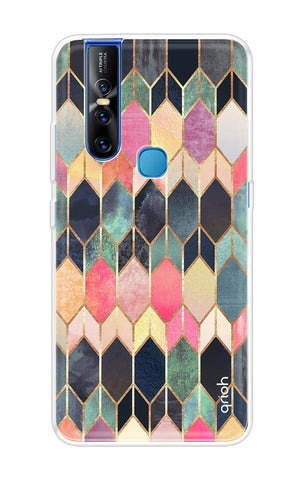Shimmery Pattern Vivo V15 Back Cover