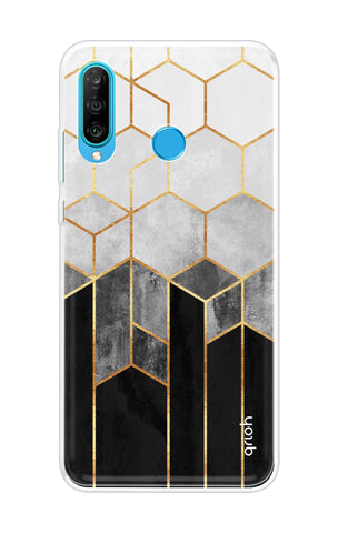 Hexagonal Pattern Huawei P30 lite Back Cover