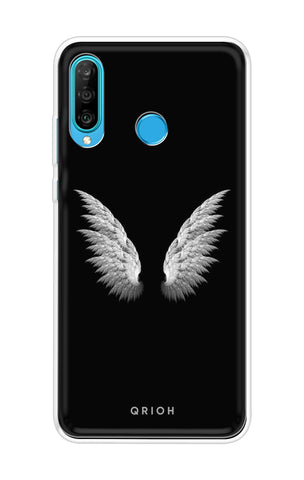 White Angel Wings Huawei P30 lite Back Cover