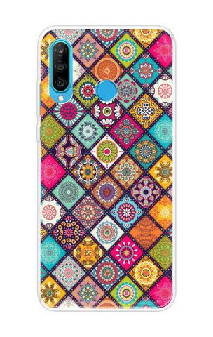 Multicolor Mandala Huawei P30 lite Back Cover