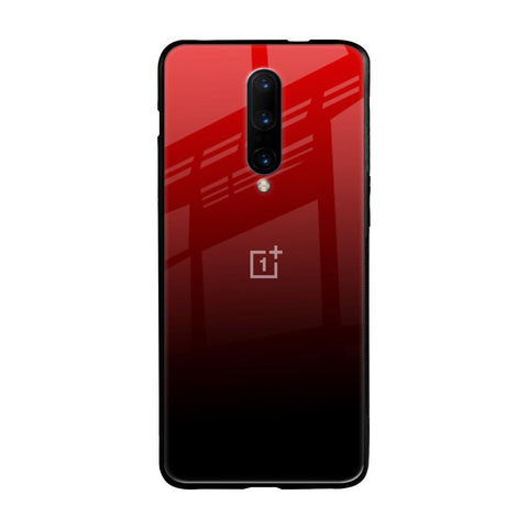 Maroon Faded OnePlus 7 Pro Glass Back Cover Online