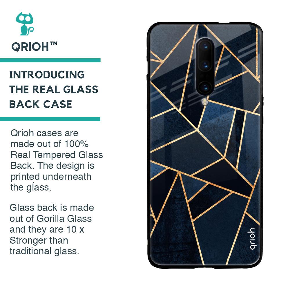Abstract Tiles Glass case for OnePlus 7 Pro