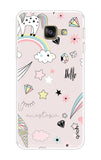 Unicorn Doodle Samsung A5 2016 Back Cover
