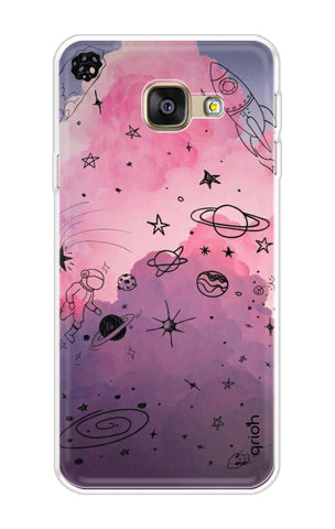 Space Doodles Art Samsung A5 2016 Back Cover