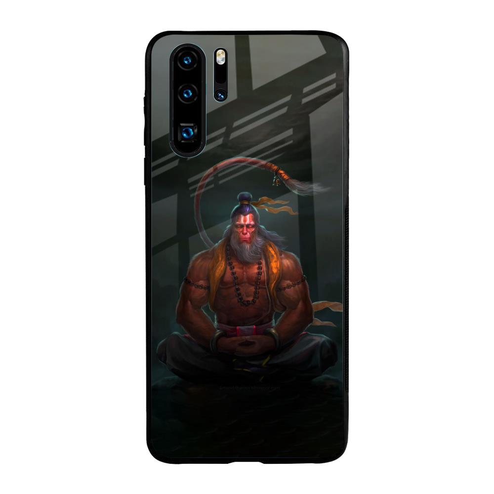 Lord Hanuman Animated Huawei P30 Pro Glass Back Cover Online