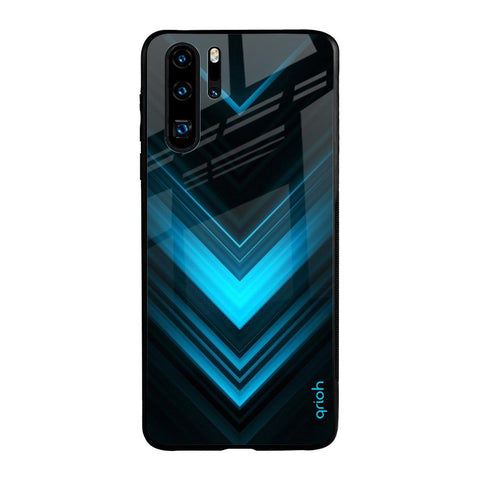 Vertical Blue Arrow Huawei P30 Pro Glass Back Cover Online