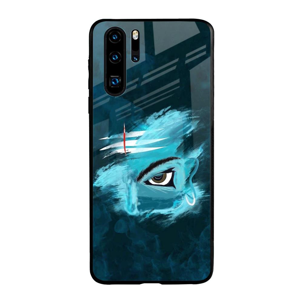 Power Of Trinetra Huawei P30 Pro Glass Back Cover Online