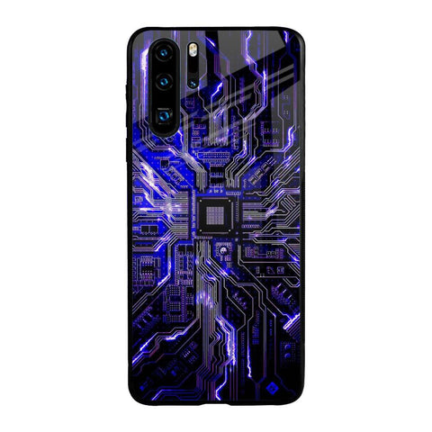 Techno Color Pattern Huawei P30 Pro Glass Back Cover Online