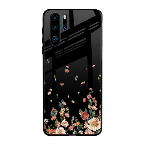 Floating Floral Print Huawei P30 Pro Glass Back Cover Online
