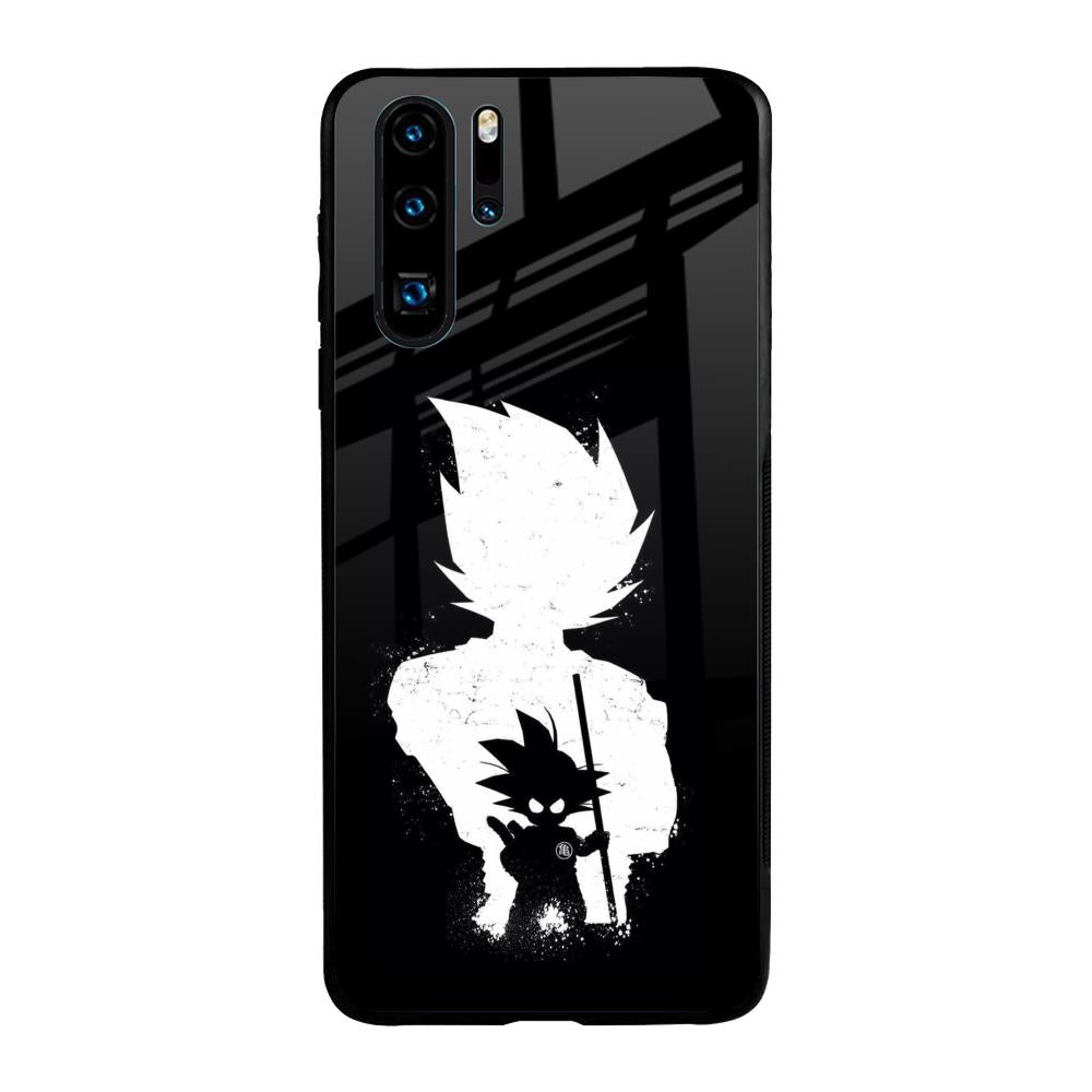 Monochrome Goku Huawei P30 Pro Glass Back Cover Online
