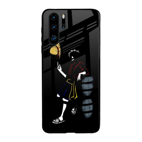 Luffy Line Art Huawei P30 Pro Glass Back Cover Online