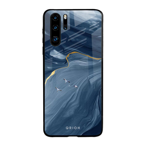 Deep Ocean Marble Huawei P30 Pro Glass Back Cover Online