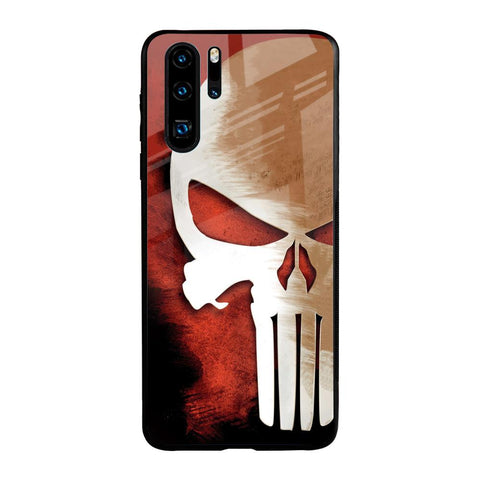 Red Skull Huawei P30 Pro Glass Back Cover Online