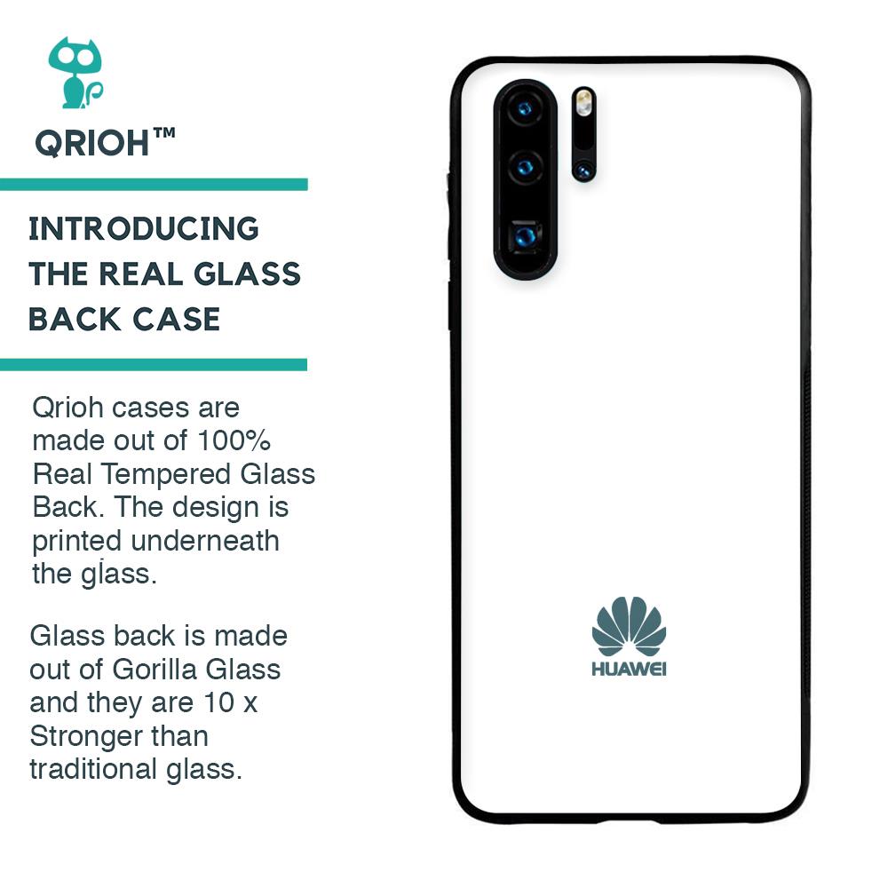 Arctic White Glass Case for Huawei P30 Pro