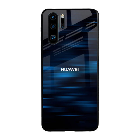 Blue Rough Abstract Huawei P30 Pro Glass Back Cover Online