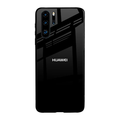 Jet Black Huawei P30 Pro Glass Back Cover Online