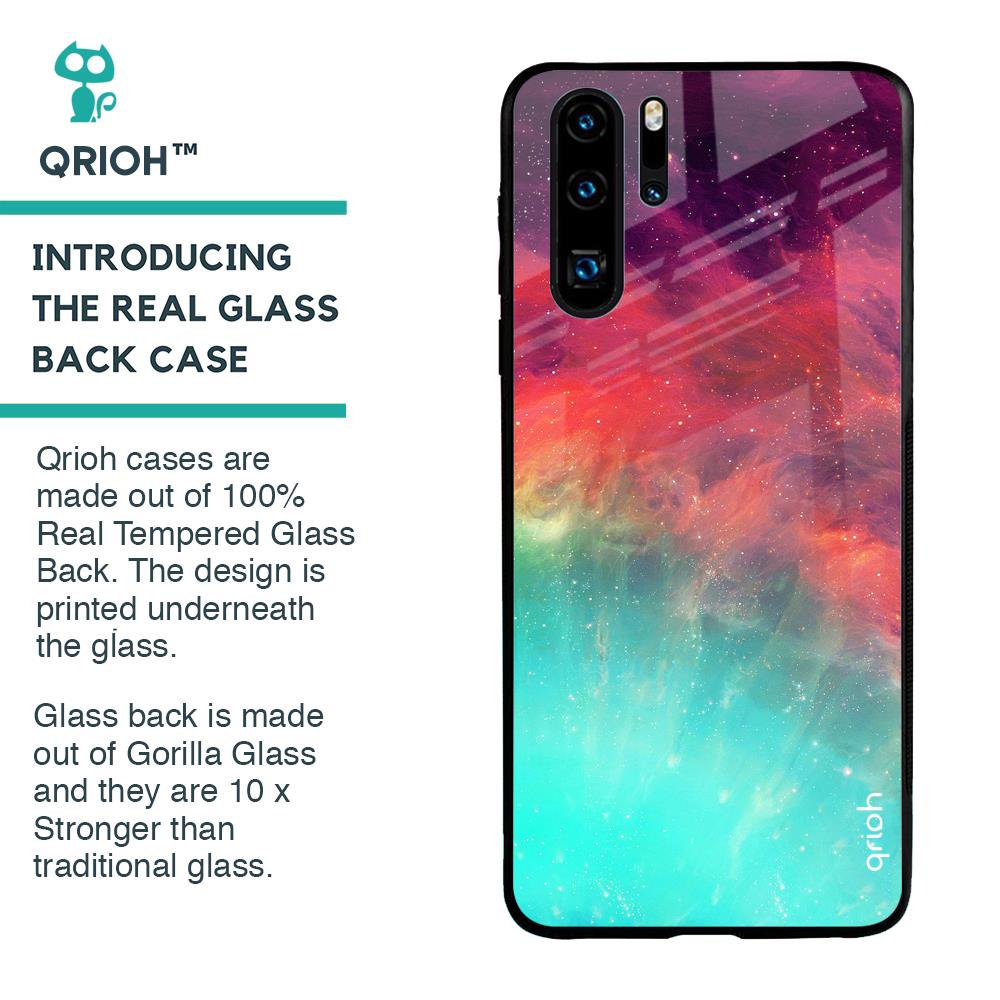 Colorful Aura Glass Case for Huawei P30 Pro
