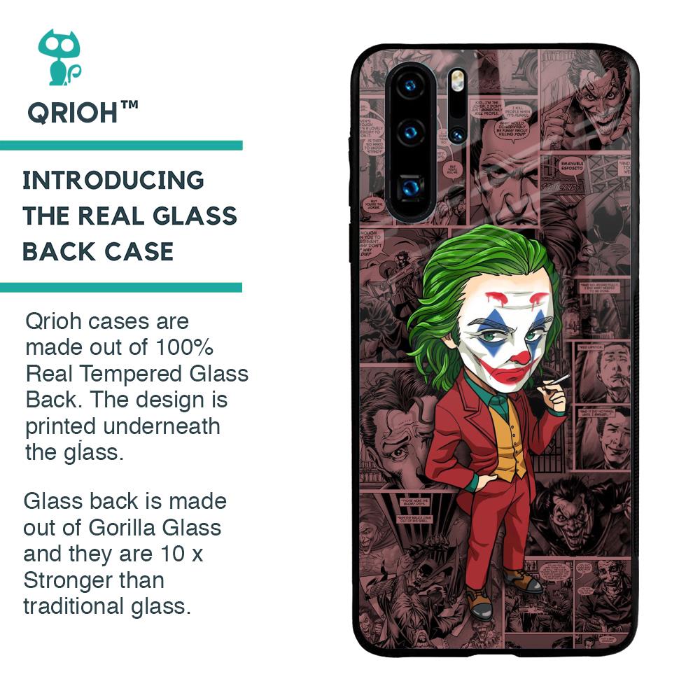 Joker Cartoon Glass Case for Huawei P30 Pro