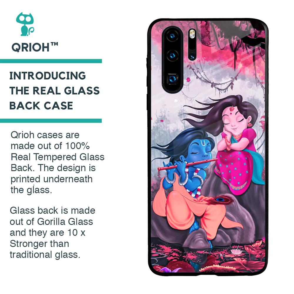 Radha Krishna Art Glass Case for Huawei P30 Pro