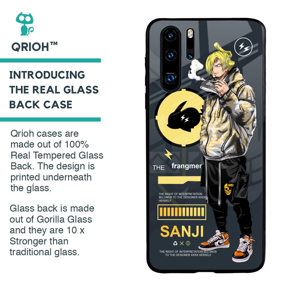 Cool Sanji Glass Case for Huawei P30 Pro
