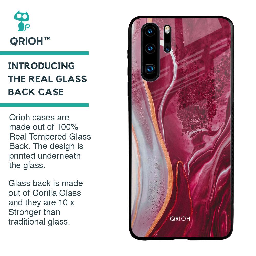 Crimson Ruby Glass Case for Huawei P30 Pro