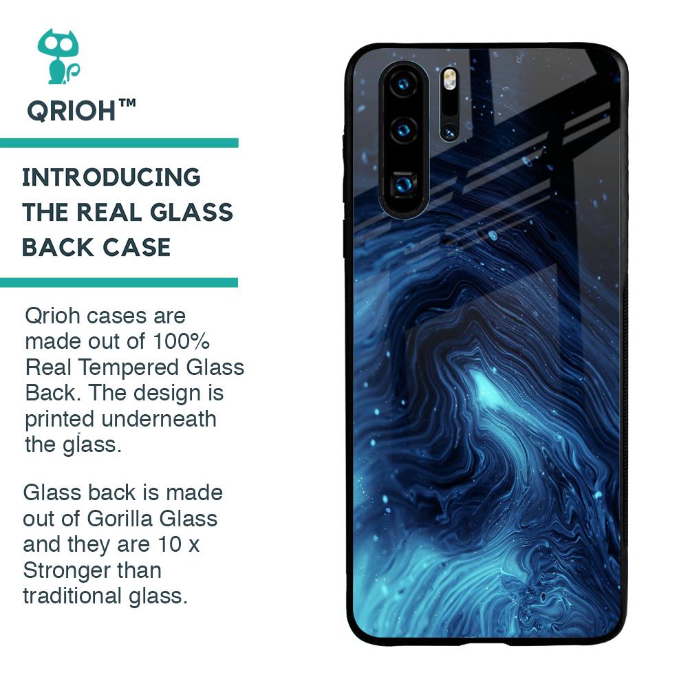 Dazzling Ocean Gradient Glass Case For Huawei P30 Pro