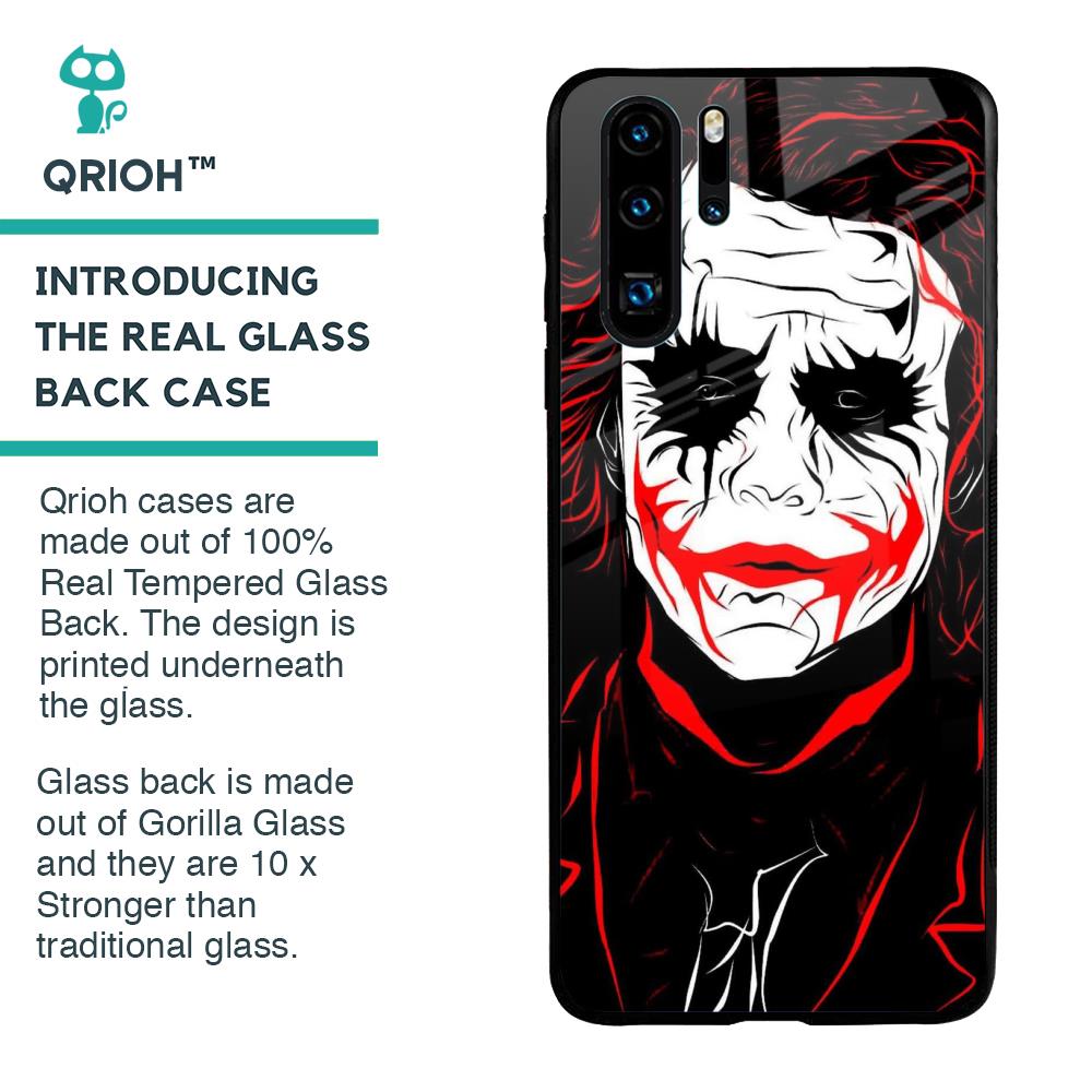 Life In Dark Glass Case For Huawei P30 Pro
