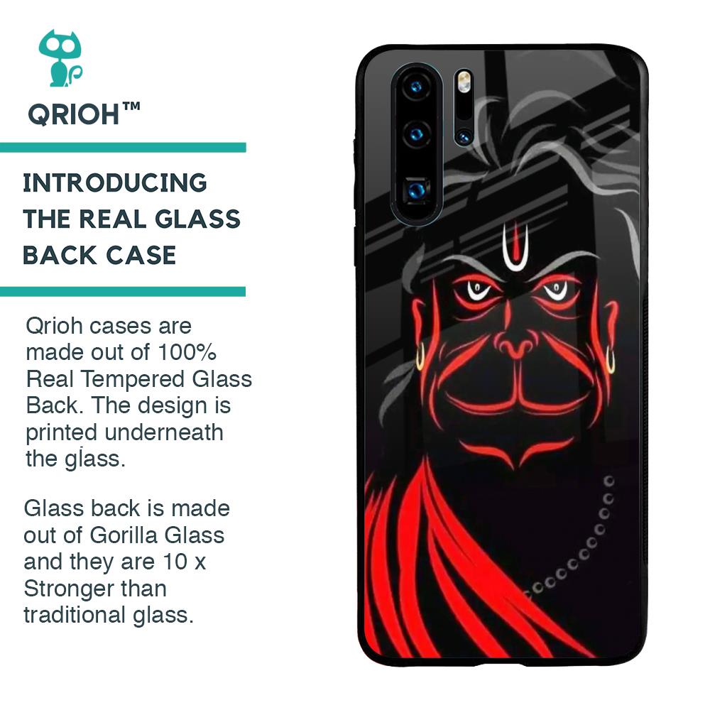 Lord Hanuman Glass Case For Huawei P30 Pro