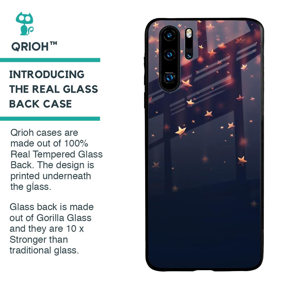 Falling Stars Glass Case For Huawei P30 Pro