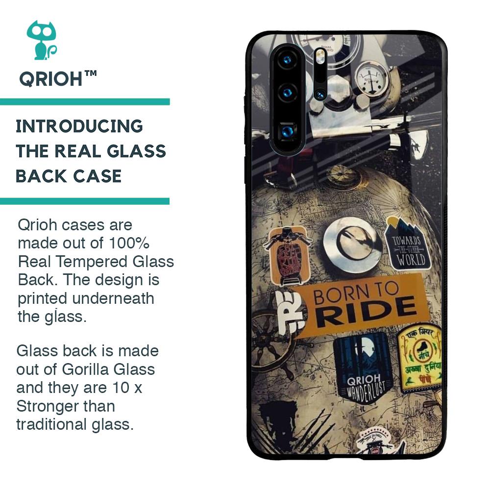 Ride Mode On Glass Case for Huawei P30 Pro