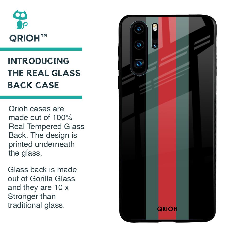 Vertical Stripes Glass Case for Huawei P30 Pro