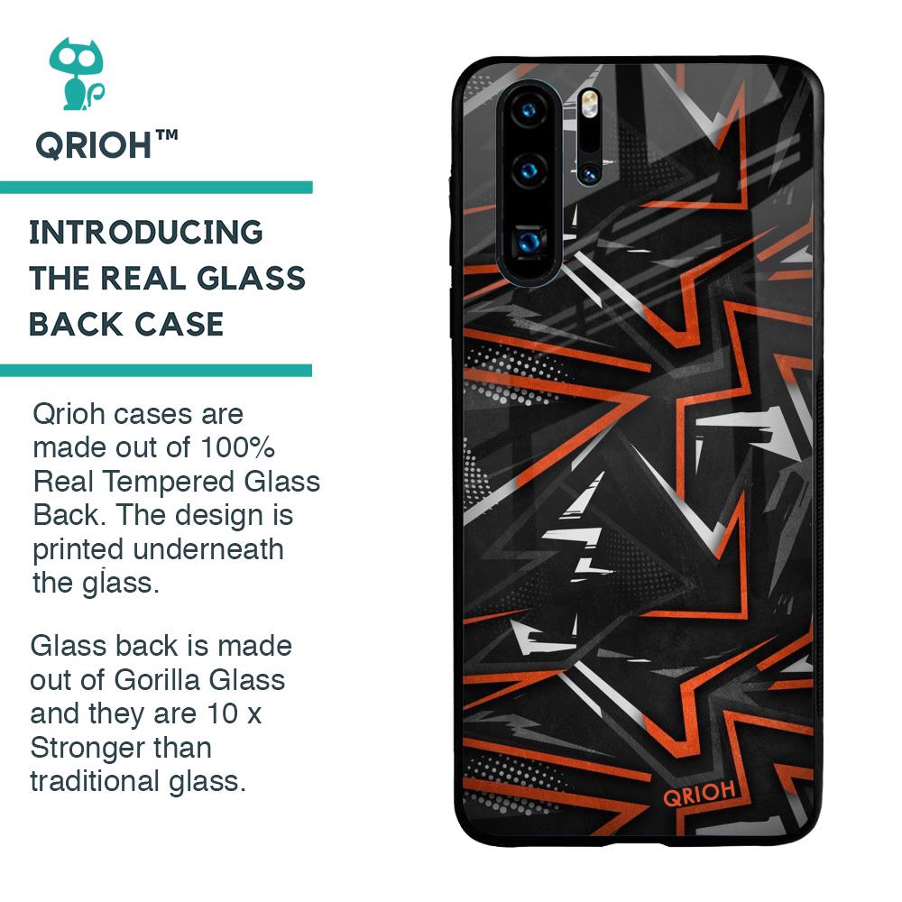 Vector Art Glass Case for Huawei P30 Pro
