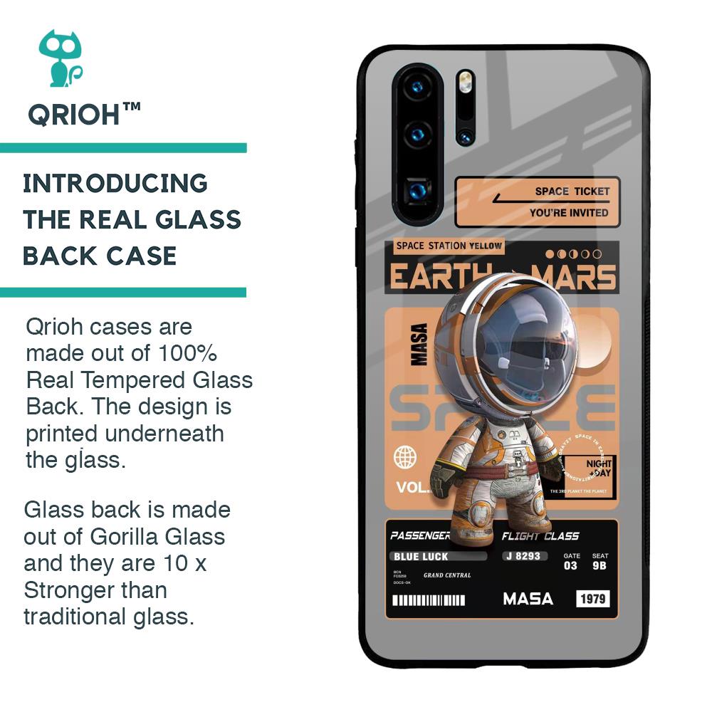 Space Ticket Glass Case for Huawei P30 Pro