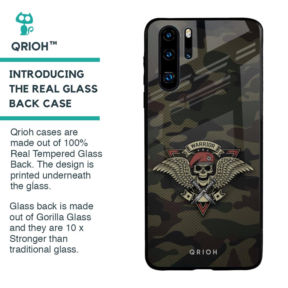 Army Warrior Glass Case for Huawei P30 Pro