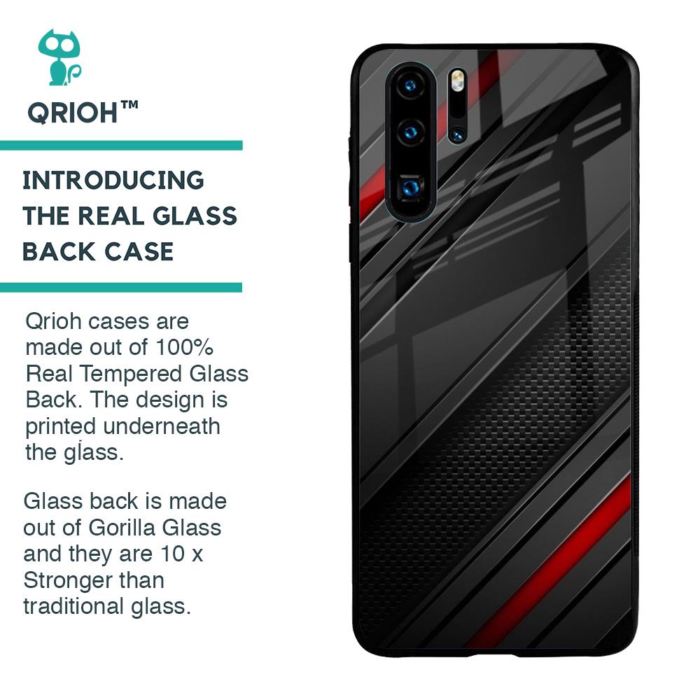 Modern Abstract Glass Case for Huawei P30 Pro