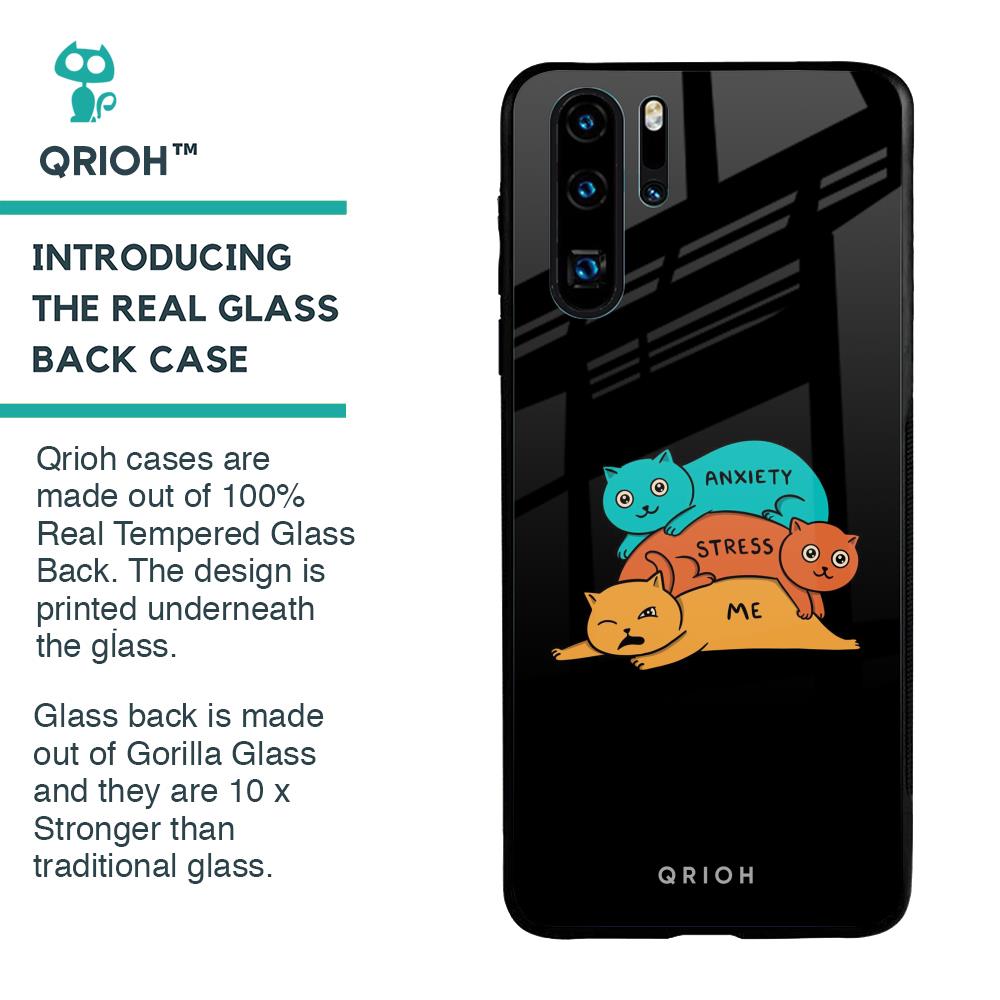 Anxiety Stress Glass Case for Huawei P30 Pro